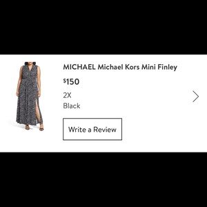 Michael Kors dress with slit